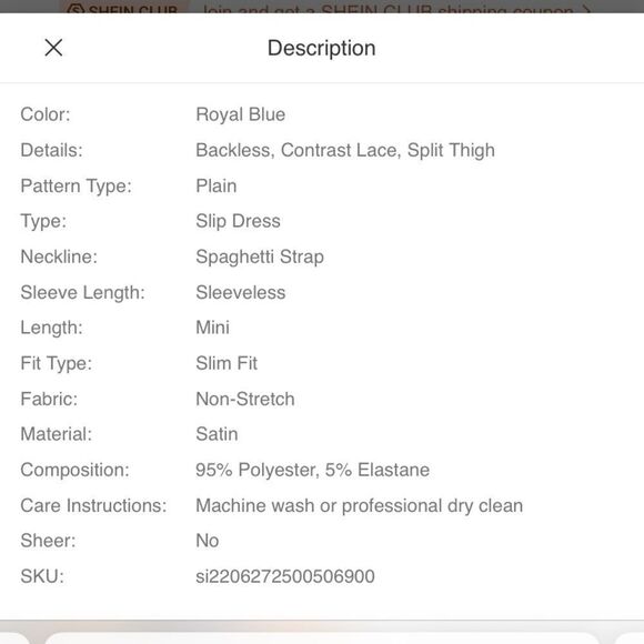 Shein Satin Lace Trimed Split Night Dress NWT Sz M green - Picture 6 of 11